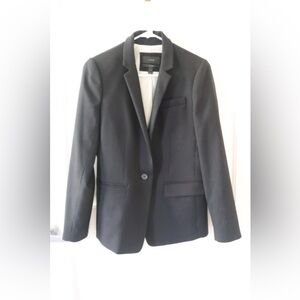J Crew Regent Blazer Womens Size 4 Black